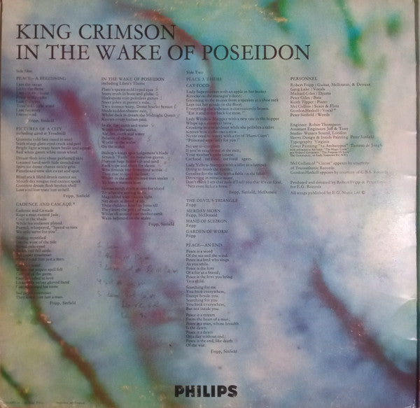 King Crimson : In The Wake Of Poseidon (LP, Album, Gat)