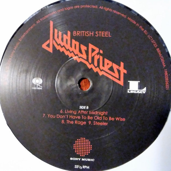 Judas Priest : British Steel (LP, Album, RE, Bla)