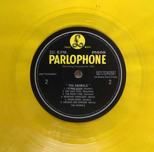 The Animals : The Animals (LP, Album, Mono, Ltd, RE, Yel)