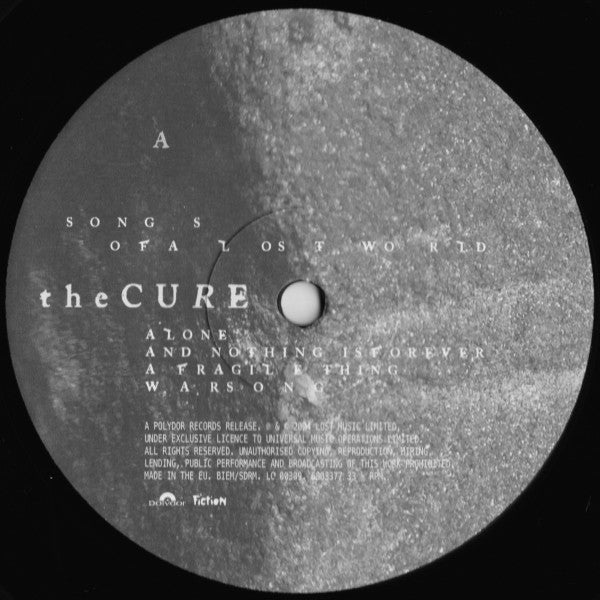 The Cure : Songs Of A Lost World (LP, Album, 180)
