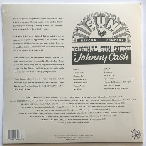 Johnny Cash : Original Sun Sound Of Johnny Cash (LP, Album, RE, RM, Tra)