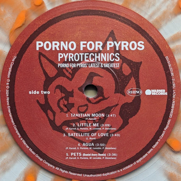 Porno For Pyros : Pyrotechnics: Porno For Pyros' Latest & Greatest (LP, Comp, Ltd, Mul)