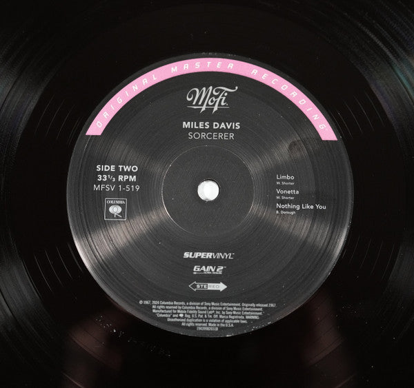 Miles Davis : Sorcerer (LP, Album, Num, RE, RM, Sup)