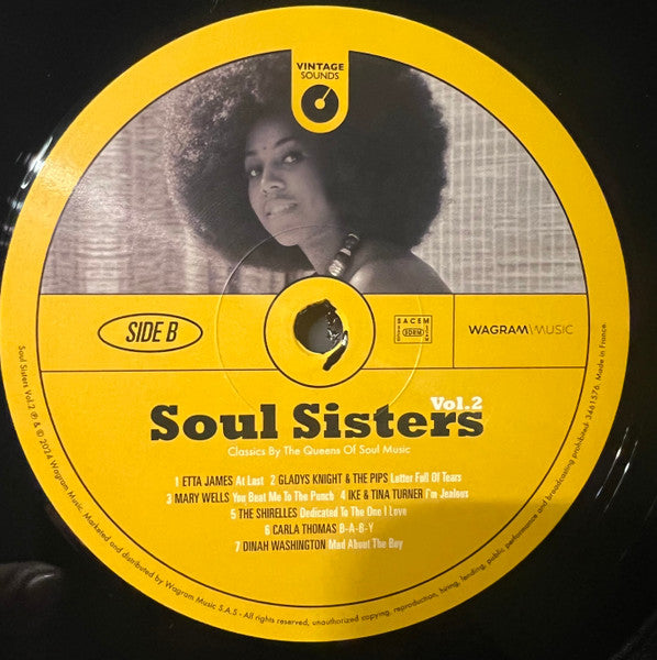 Various : Soul Sisters (Classics By The Queens Of Soul Music) Vol. 2 (LP, Comp, Mono, RM)