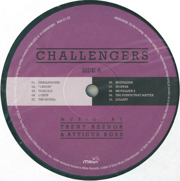 Trent Reznor & Atticus Ross : Challengers (LP, Album, Dlx, 180)