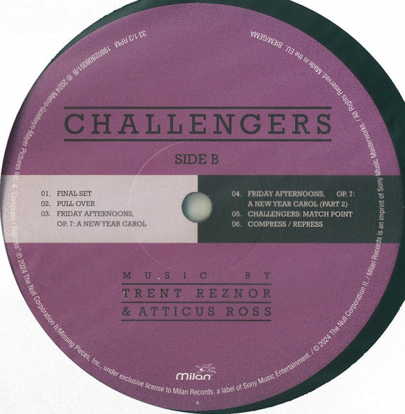 Trent Reznor & Atticus Ross : Challengers (LP, Album, Dlx, 180)