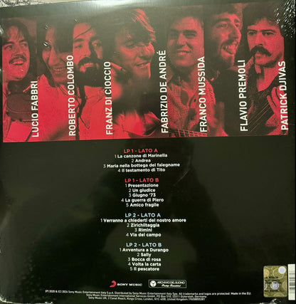 Fabrizio De André & Premiata Forneria Marconi : Il Concerto Ritrovato (2xLP, Album, Ltd, RE, 180)