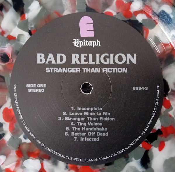 Bad Religion : Stranger Than Fiction (LP, Album, Ltd, RE, Cle)