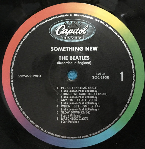 The Beatles : Something New (LP, Album, Mono, RE, 180)