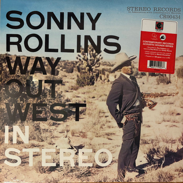 Sonny Rollins : Way Out West (LP, Album, RE, 180)