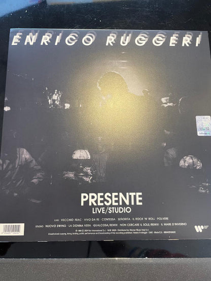 Enrico Ruggeri : Presente - Studio / Live (LP, Album, Ltd, Num, RE, RM, col)