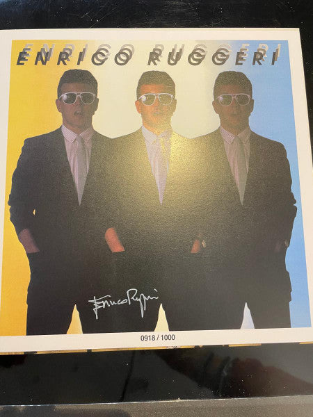 Enrico Ruggeri : Presente - Studio / Live (LP, Album, Ltd, Num, RE, RM, col)