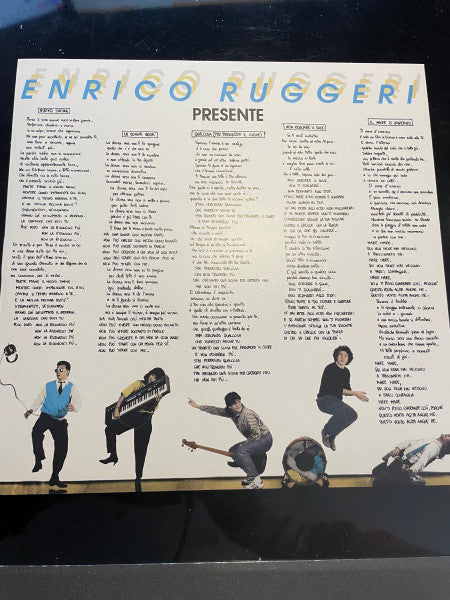 Enrico Ruggeri : Presente - Studio / Live (LP, Album, Ltd, Num, RE, RM, col)