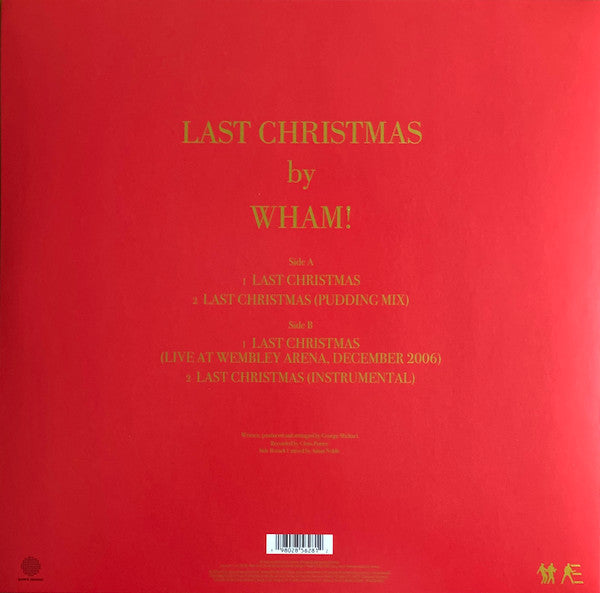 Wham! : Last Christmas (12", EP, Ltd, RE, Sno)