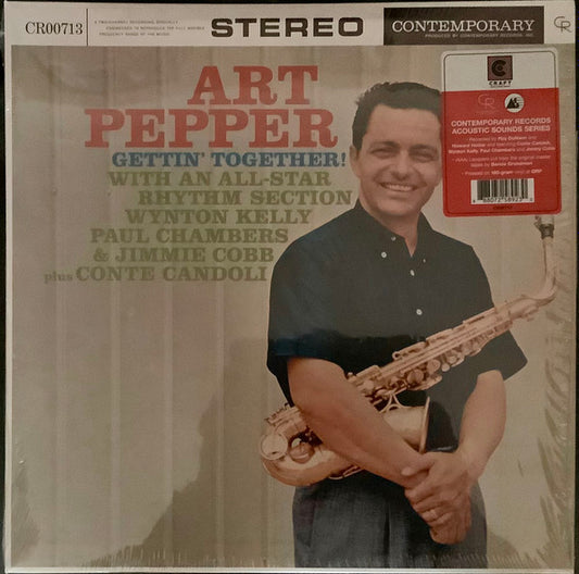 Art Pepper : Gettin' Together! (LP, Album, RE, 180)