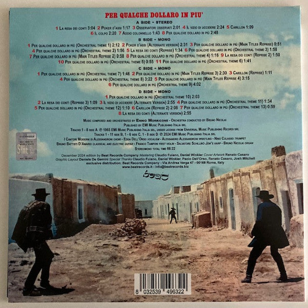 Ennio Morricone : Per Qualche Dollaro In Piu' (2xLP, Ltd, Gat)