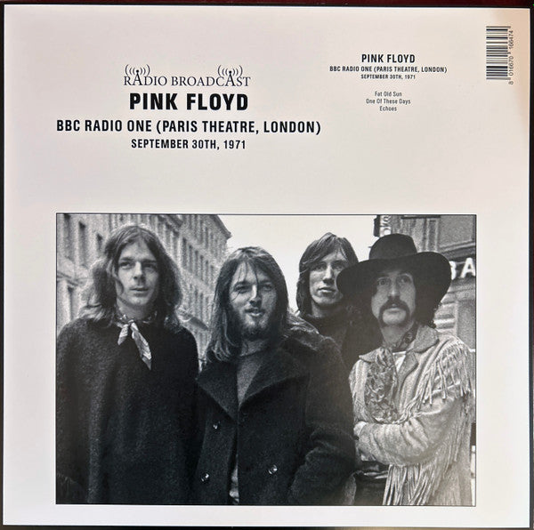 Pink Floyd : BBC Radio One (Paris Theatre, London, Sept. 30th 1971) (LP, RE, Unofficial)