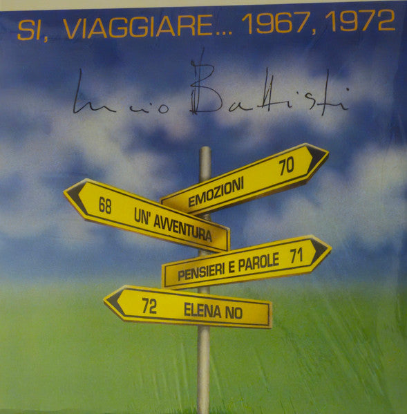 Lucio Battisti : Si, Viaggiare... 1967, 1972 (2xLP, Comp, Ltd, RM)