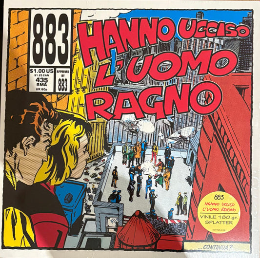 883 : Hanno Ucciso L'Uomo Ragno (LP, Album, Ltd, RE, Red)