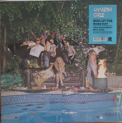 Lambrini Girls : Who Let The Dogs Out (LP, Album, Ltd, Blu)