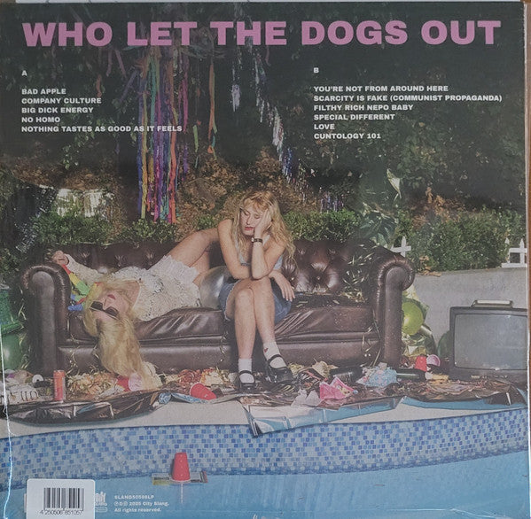 Lambrini Girls : Who Let The Dogs Out (LP, Album, Ltd, Blu)