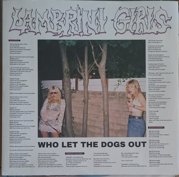 Lambrini Girls : Who Let The Dogs Out (LP, Album, Ltd, Blu)