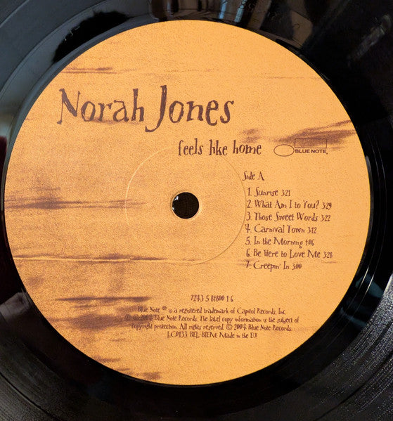 Norah Jones : Feels Like Home (LP, Album, Gat)