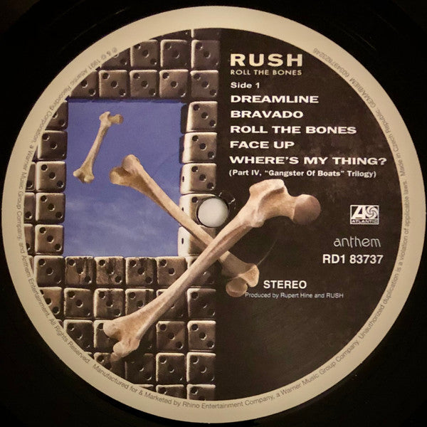 Rush : Roll The Bones (LP, Album, RE, RM)