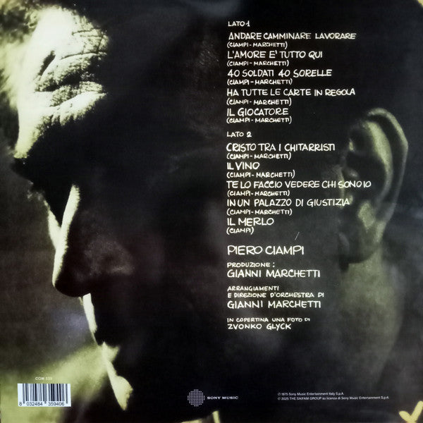 Piero Ciampi : Andare Camminare Lavorare E Altri Discorsi (LP, Comp, Ltd, RE, Pur)