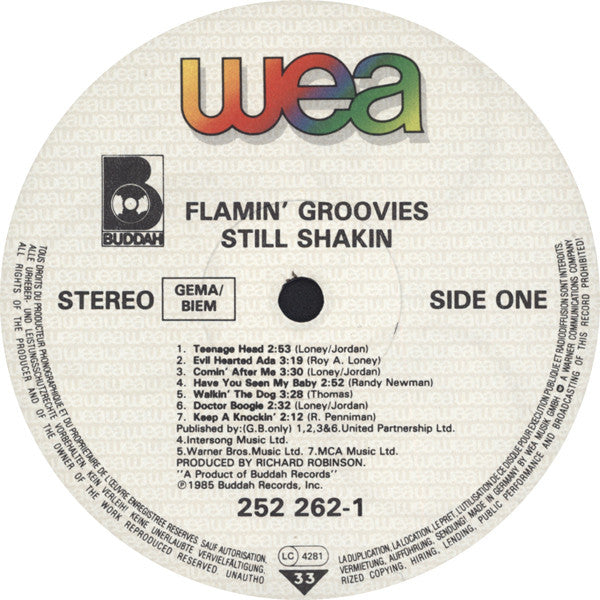 The Flamin' Groovies : Still Shakin (LP, Comp, RE)