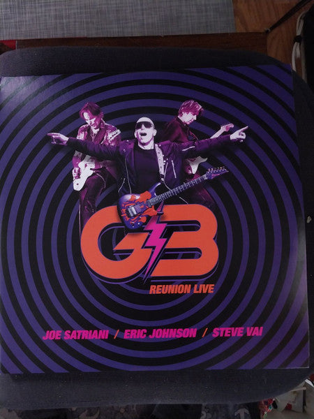 G3 (6), Joe Satriani, Steve Vai, Eric Johnson (2) : G3 Reunion Live (4xLP, Album)