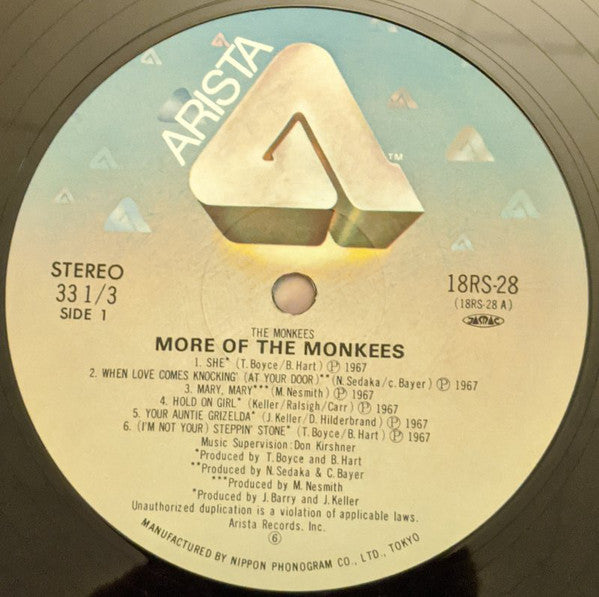 The Monkees : More Of The Monkees (LP, Album, RE)