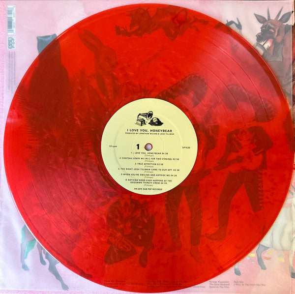 Father John Misty : I Love You, Honeybear (LP, Album, Ltd, RE, RM, Red)