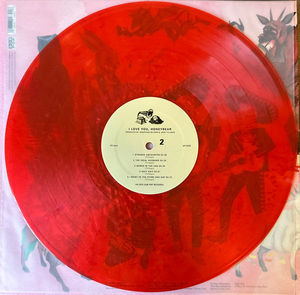 Father John Misty : I Love You, Honeybear (LP, Album, Ltd, RE, RM, Red)