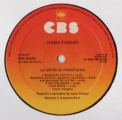 Ivano Fossati : Le Città Di Frontiera (LP, Album)