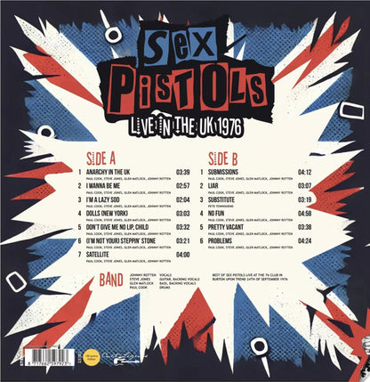 Sex Pistols : Live In The UK 1976 (LP, Unofficial)