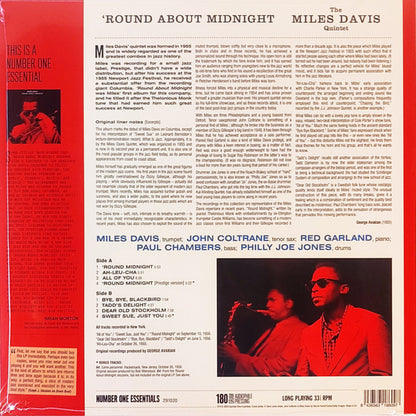 Miles Davis : 'Round About Midnight (LP, Album, RE, 180)