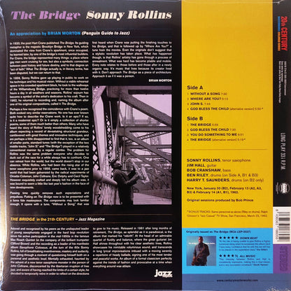 Sonny Rollins : The Bridge (LP, Album, Ltd, RE, Blu)