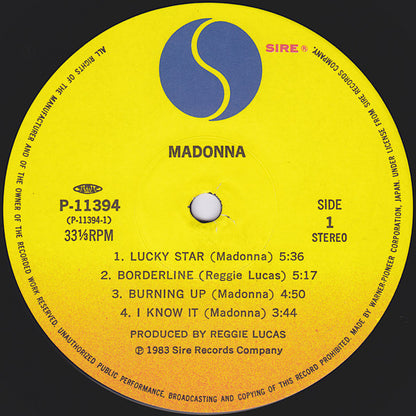 Madonna : Madonna (LP, Album, RE)