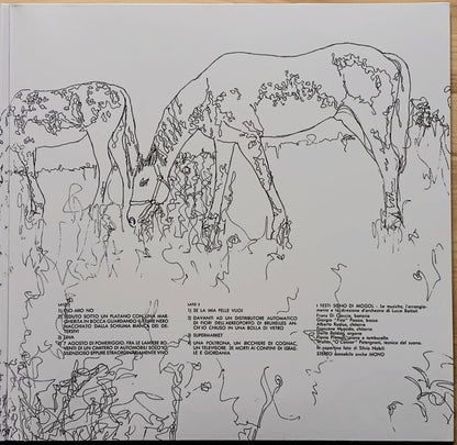 Lucio Battisti : Amore E Non Amore (LP, Album, RE, RM, Whi)