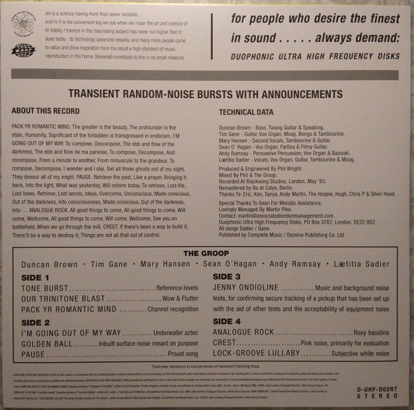 Stereolab : Transient Random-Noise Bursts With Announcements (2xLP, Album, RE, RM)