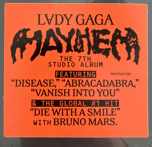 Lady Gaga : Mayhem (LP + LP, S/Sided, Etch + Album)