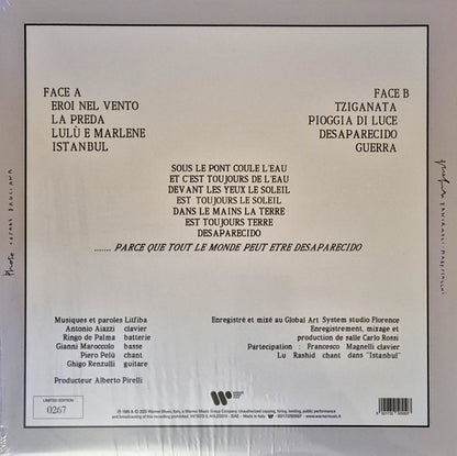 Litfiba : Desaparecido (LP, Album, Ltd, Num, RE, Blu)