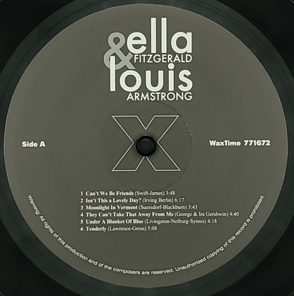 Ella* & Louis* : Ella & Louis (LP, Album, RE, 180)