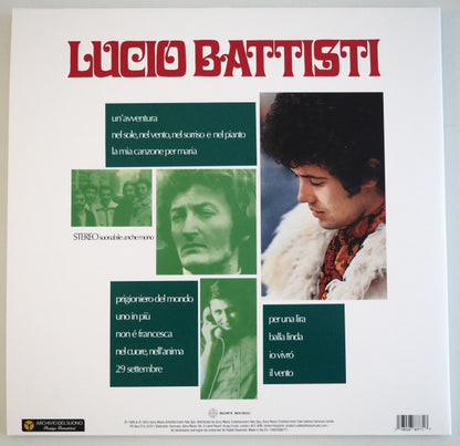 Lucio Battisti : Lucio Battisti (12", Album, RM, Col)