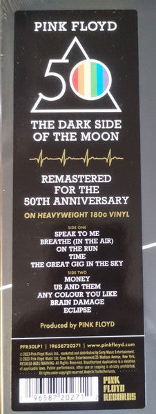 Pink Floyd : The Dark Side Of The Moon (LP, Album, RE, RM, 50t)