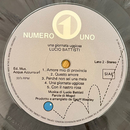 Lucio Battisti : Una Giornata Uggiosa (LP, Album, Ltd, RM, RP, Whi)