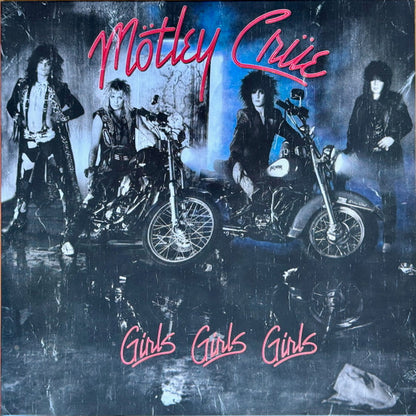 Mötley Crüe : Girls, Girls, Girls (LP, Album, RE, RM, 40t)