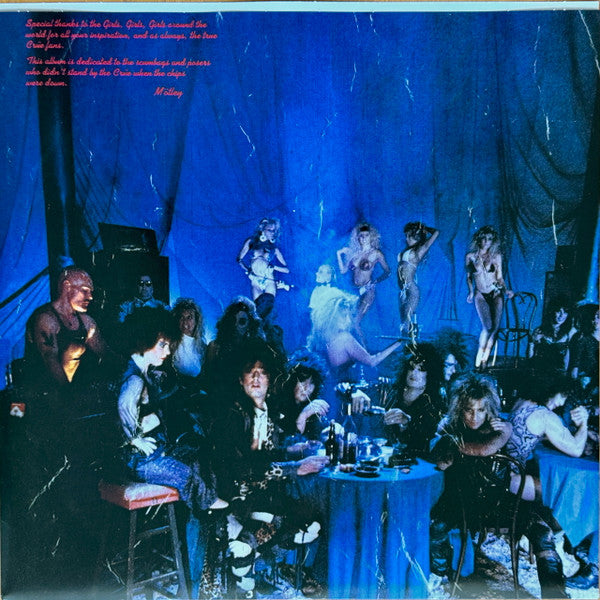 Mötley Crüe : Girls, Girls, Girls (LP, Album, RE, RM, 40t)