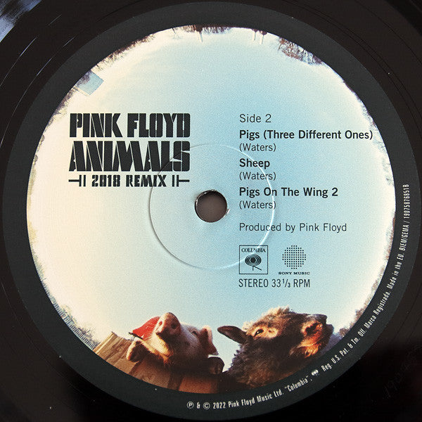 Pink Floyd : Animals (2018 Remix) (LP, Album, RE, RP, Gat)